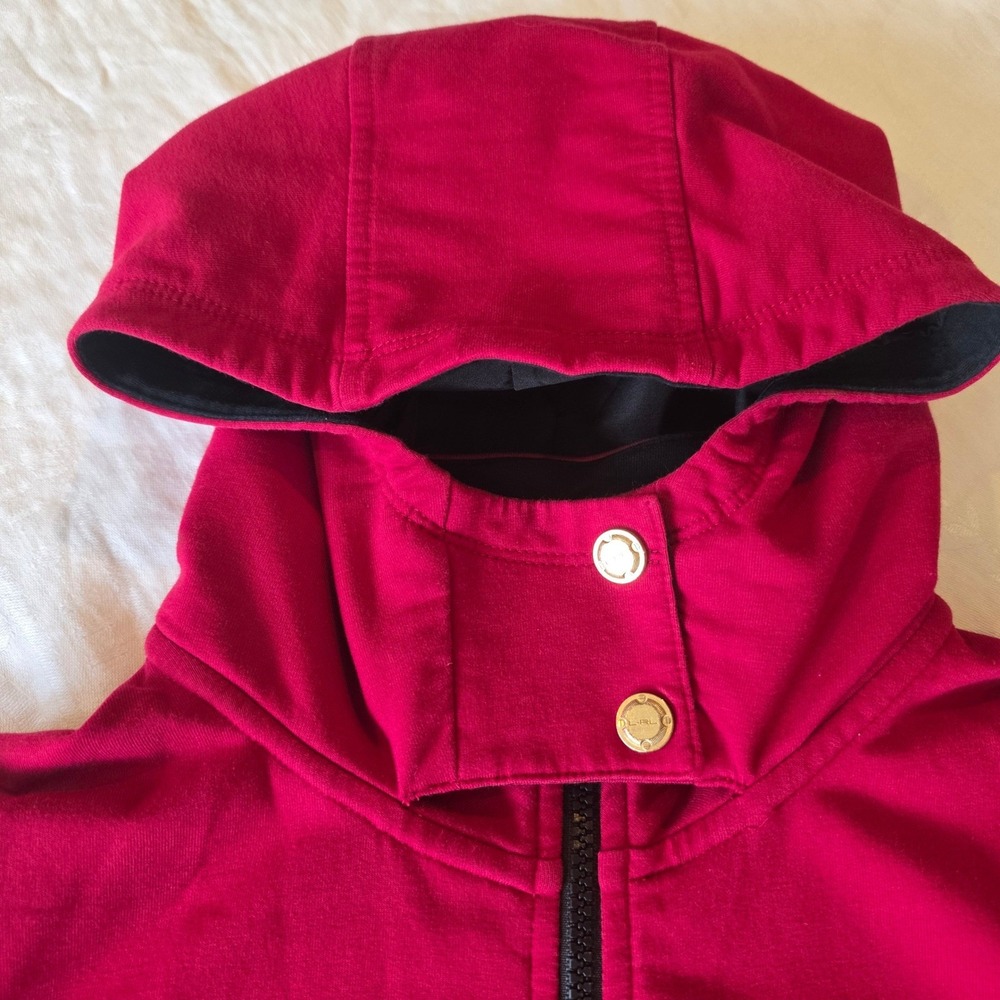 Lauren Ralph Lauren Active Women 1X Red Full Zip Hooded Jacket Southwest Patch - Picture 2 of 12